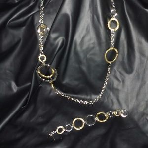 Premier Designs Cutting Edge Necklace and Braclet